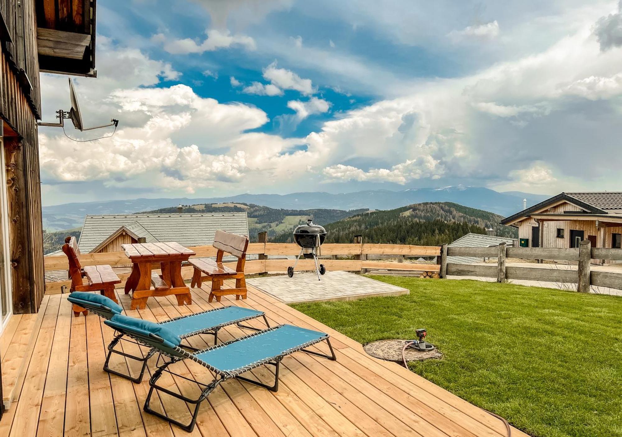 1A Chalet Eck - Wandern, Grillen, Panorama Sauna! Klippitztorl Екстер'єр фото